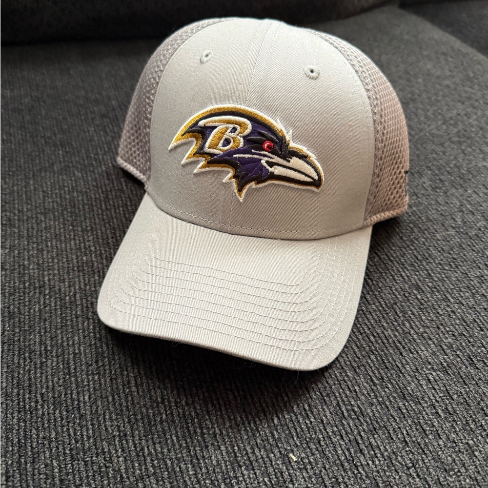 Gray Baltimore Ravens Hat